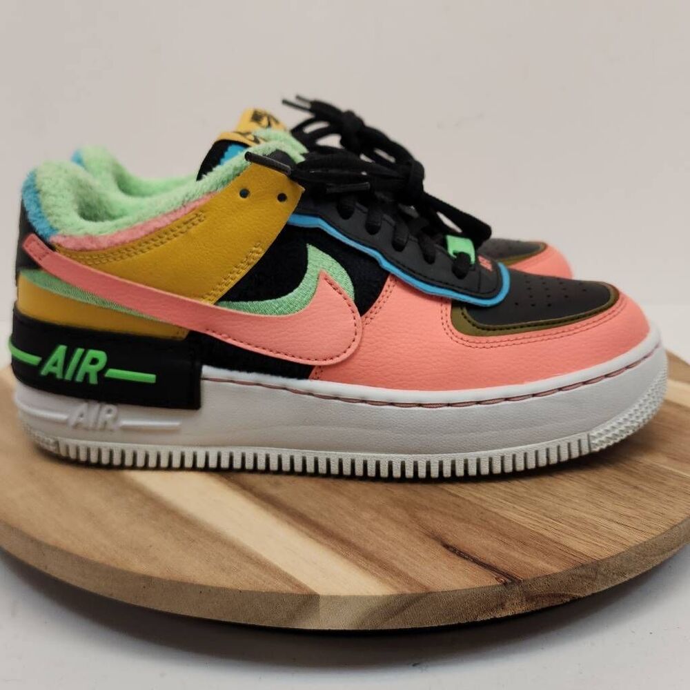 Nike Air Force 1 Shadow SE Solar Flare Atomic Pink Women's Size 7.5